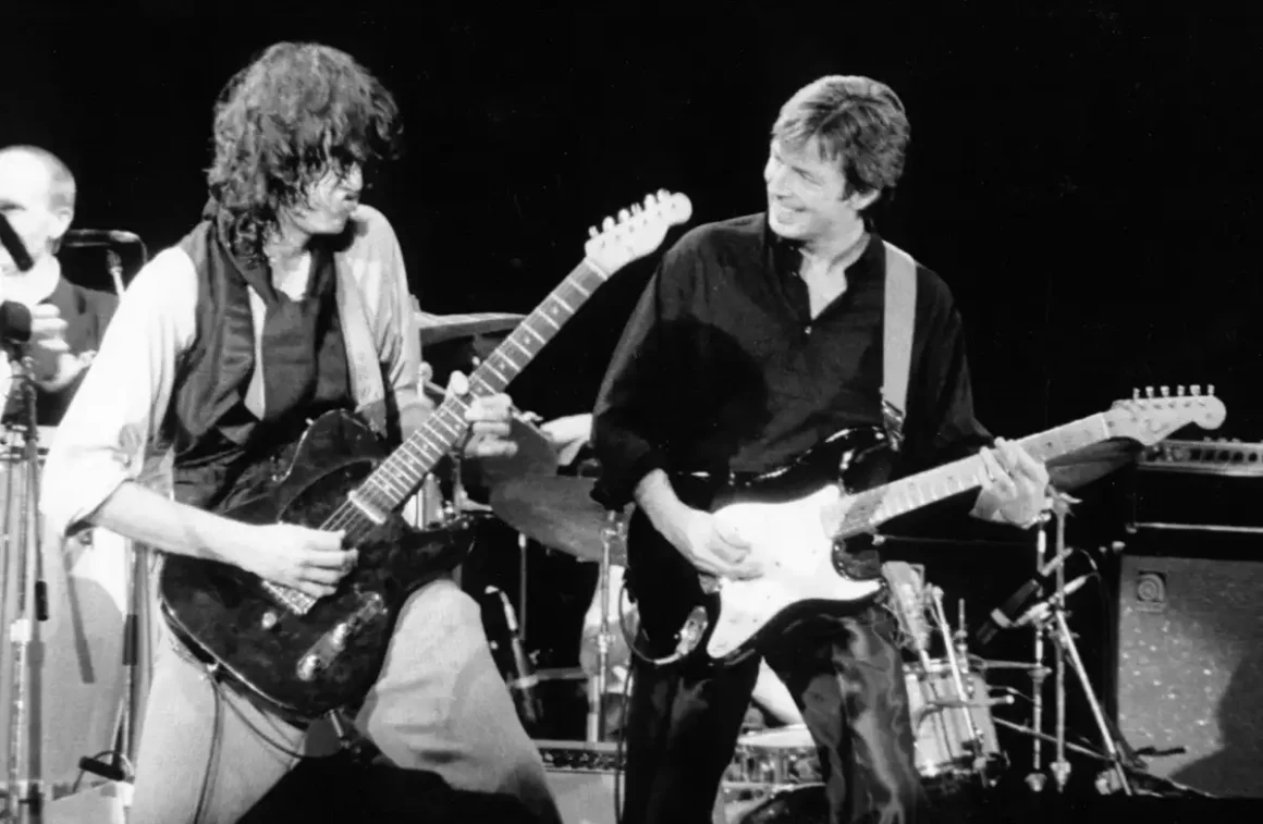 Jimmy Page And Eric Clapton