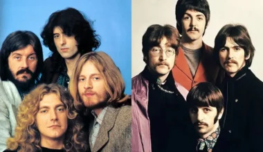 Led Zeppelin and The Beatles